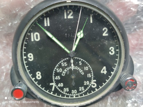 Vintage clock military jet - vintage,